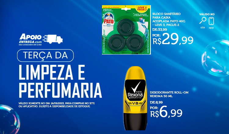 Terça da Limpeza e Perfumaria